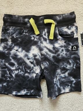 Rags B&W Tie Dye Kids Shorts 5Y - NWT
